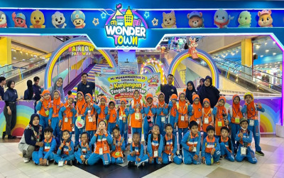KTS Kelas 1 MI Muhammadiyah 25 Surabaya, Belajar Mandiri dan Gembira di Wondertown
